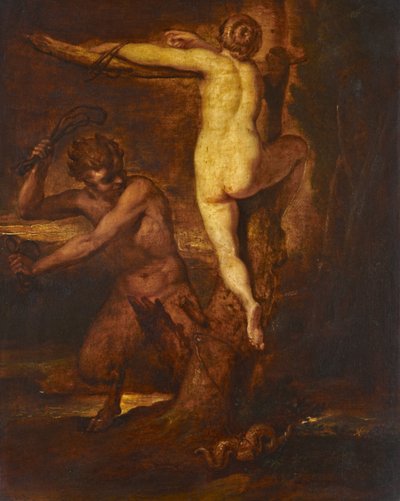 Sater die Slang Doodt, 19e eeuw door Peter Paul Rubens